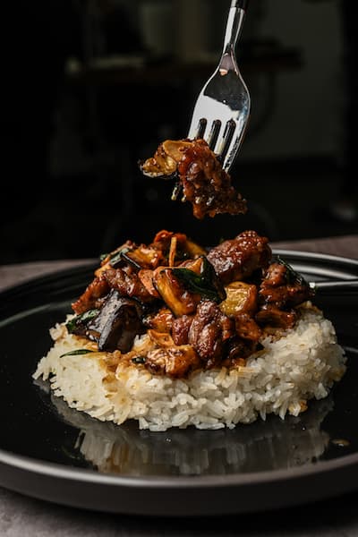Thriller- Eggplant Beef
