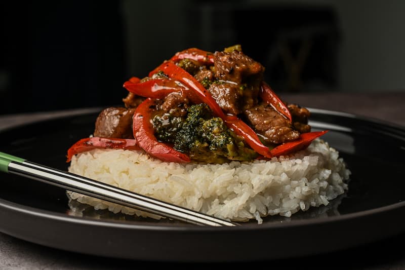 Free fallin-  Szechuan Beef & Brocoli