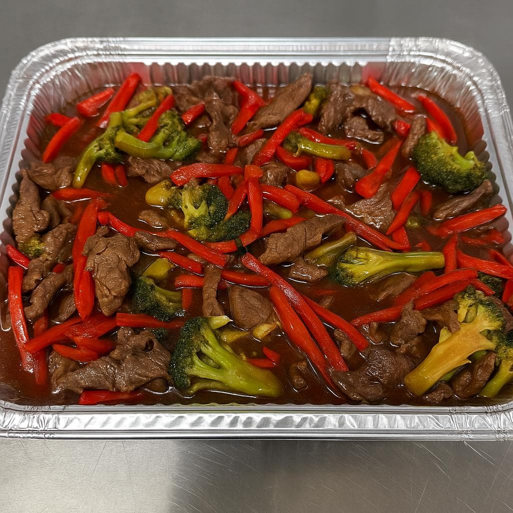 Bandeja- Szechuan Beef & Brocoli
