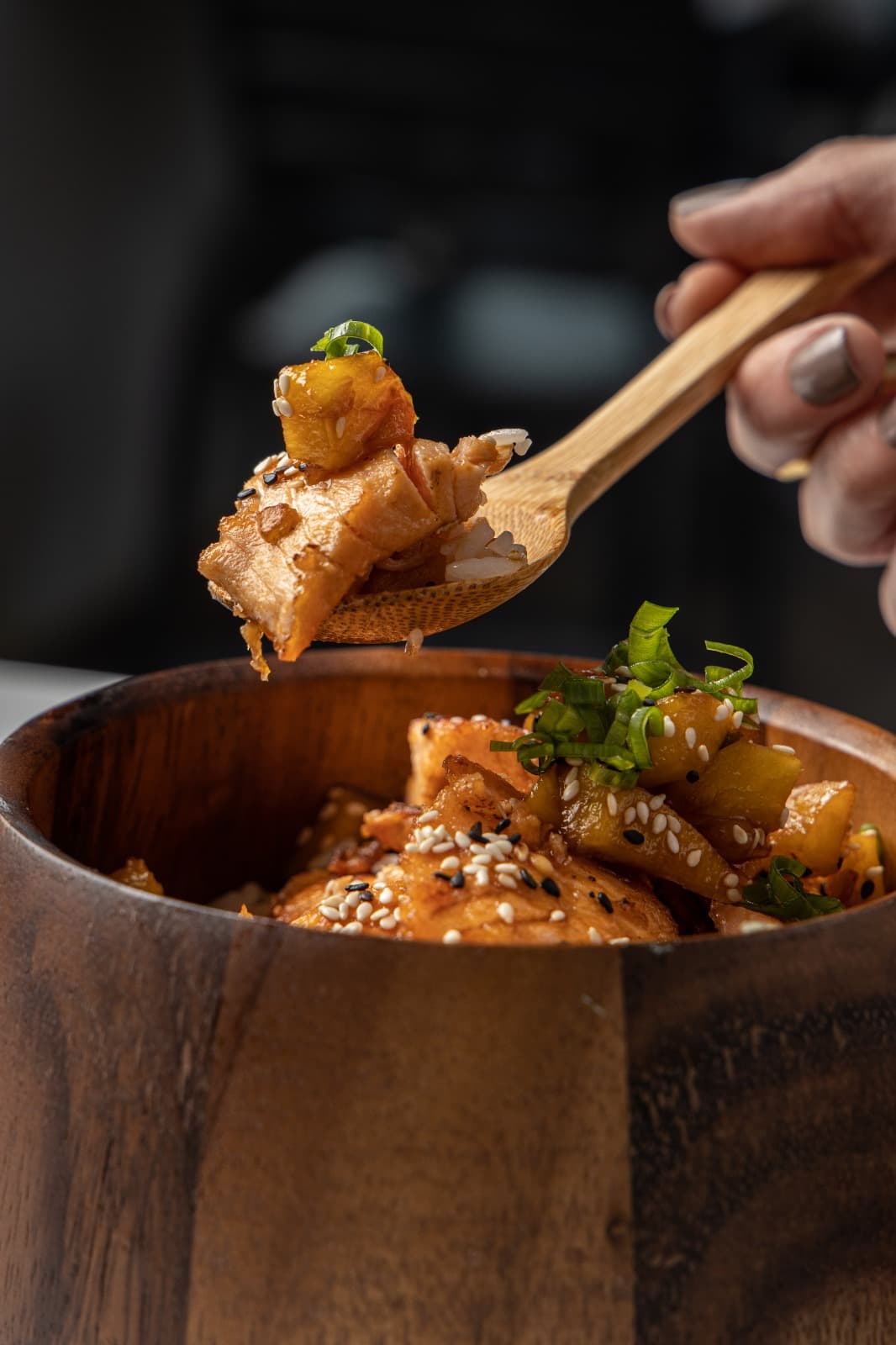 HAWAIAN SALMON TERIYAKI